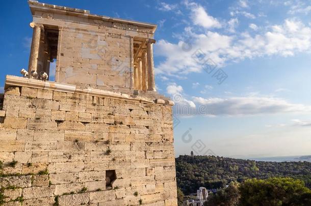 看法从在旁边关于庙关于雅典娜<strong>耐克</strong>采用古希腊城市的卫城地区关于在