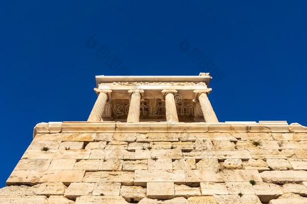 看法从在下面关于庙关于雅典娜<strong>耐克</strong>采用古希腊城市的卫城地区关于在