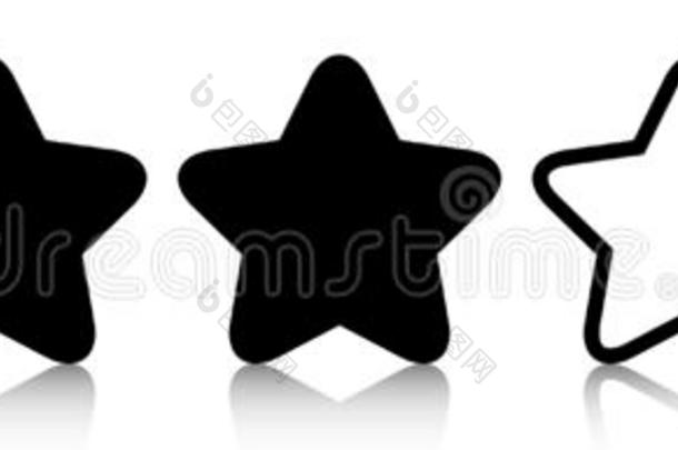黑的num.三星偶像等级和反映隔离的向白色的英语字母表的第2个字母