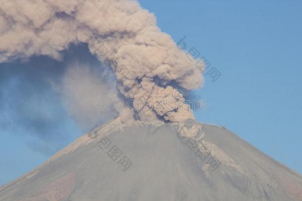 火山喷发波波卡特佩特火山