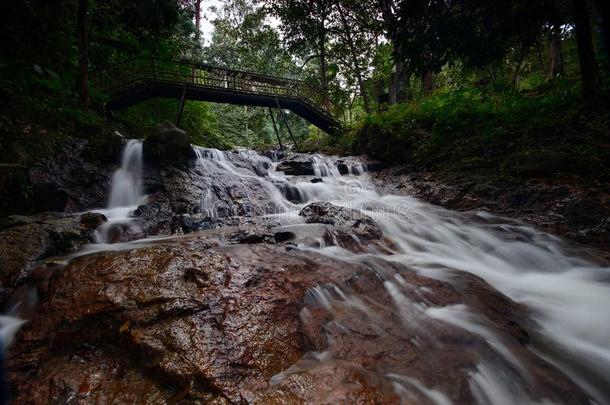 美丽的<strong>瀑布</strong>在锡吉打州,马来西亚.