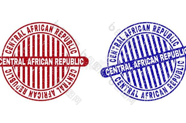 蹩脚货中央的非洲的共和国织地粗糙的圆形的水印