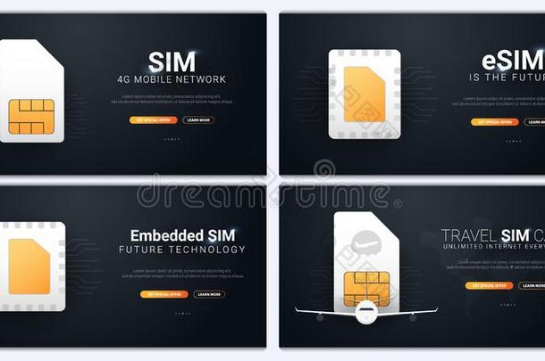 可移动的simul同时卡片,ESIM.可移动的网.科技观念.vectograp矢量图