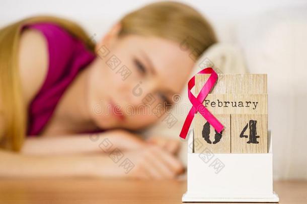 女人向床,世界乳房癌症一天向日历