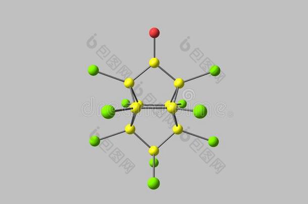 凯邦分子的结构隔离的向灰色的