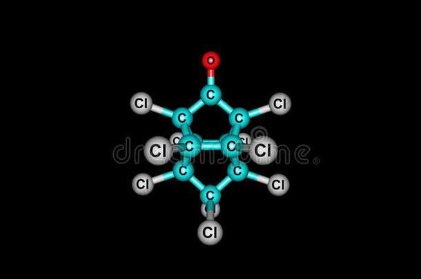 凯邦分子的结构隔离的向黑的