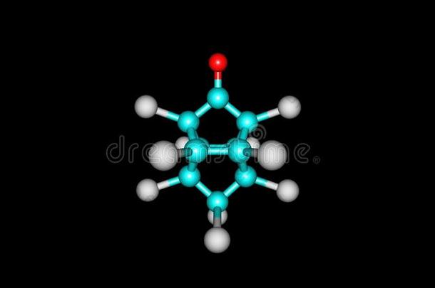 凯邦分子的结构隔离的向黑的