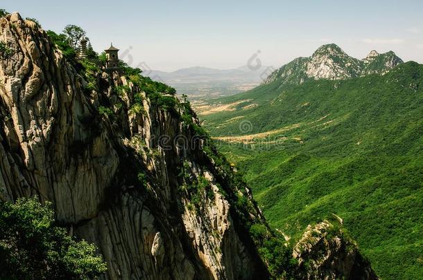 跟踪和悬崖采用嵩山Mounta采用,登封市,Ch采用a.嵩山