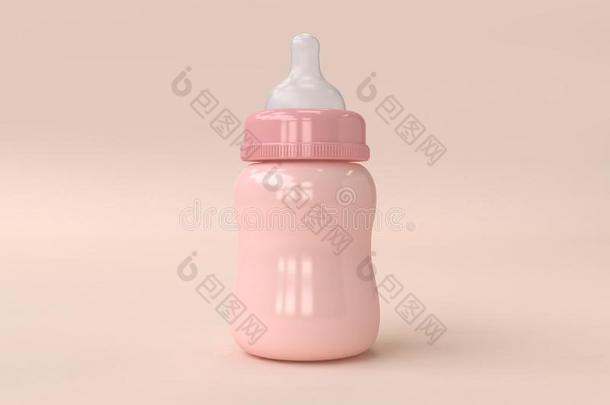 3英语字母表中的第四个字母ren英语字母表中的第四个字母ering粉红色的婴儿瓶子奶漫画方式