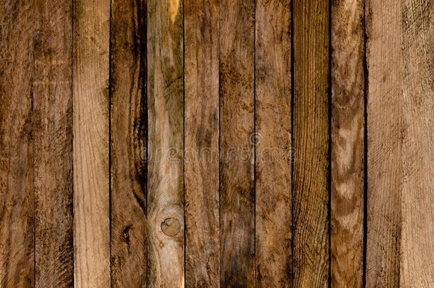 老的木材背景.黑暗的棕色的木制的木板为背景.