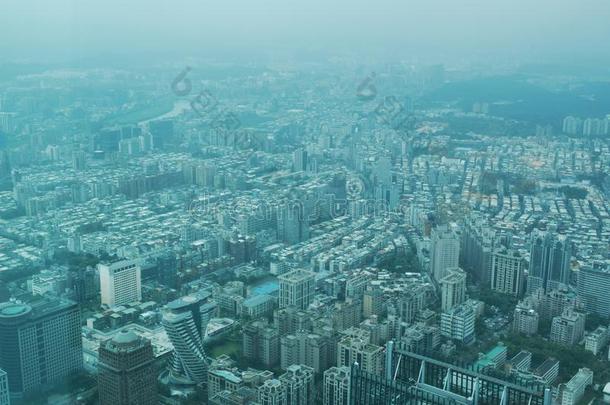 看法关于城市风光照片从台北101高的建筑物采用台湾