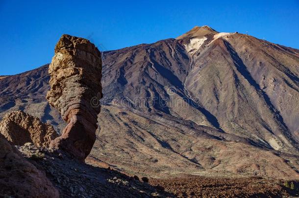 泰德火山火山口和罗克斯demand需要加西亚岩石