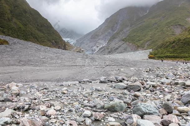 河床关于指已提到的人Ferdinand弗朗茨·斐迪南约瑟夫冰河,新的西兰岛