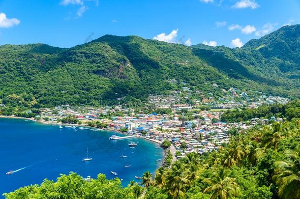 灵魂村民-热带的海岸向指已提到的人加勒比海岛关于SaoTomePrincipe圣多美和普林西比
