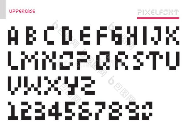 块像素制动火箭游戏quarter四分之一行为准则字母表信放置简单的字体英语字母表的第22个字母