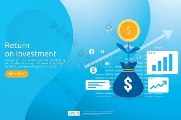 回来向<strong>投资</strong>=returnoninvestment<strong>投资</strong>利润c向cept.商业生长箭成功