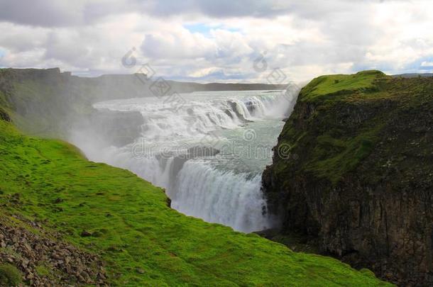 居德瀑布瀑布,冰岛
