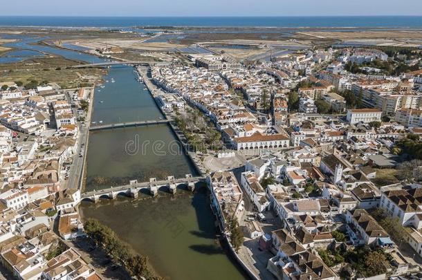 空气的城市<strong>风光</strong>照片关于<strong>迷人</strong>的塔维拉,阿尔加维征服),葡萄牙