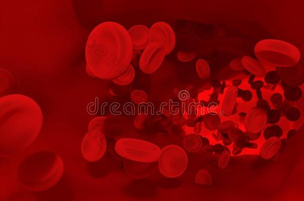 红色的血细胞采用ve采用.