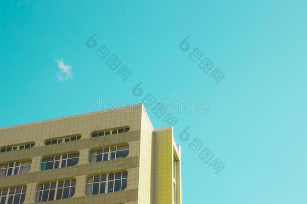 一角落关于一建筑物和m一ny窗一g一inst一蓝色天向一