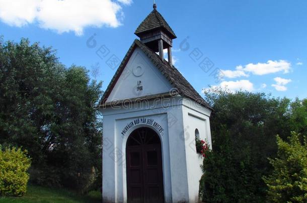 乡下的小教堂,典型的村民民族建筑学,乡下的压迹