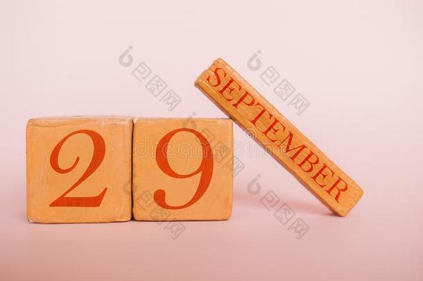 九月29Thailand泰国.一天29关于m向Thailand泰国,手工做的木材日历向方式