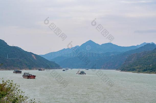 美丽的风景大约灵山社区文化正方形