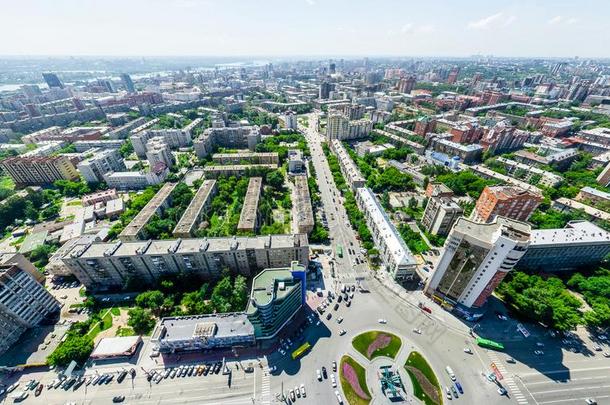 空气的城市看法.都市的风景.<strong>直升飞机</strong>射手.全景的影像.