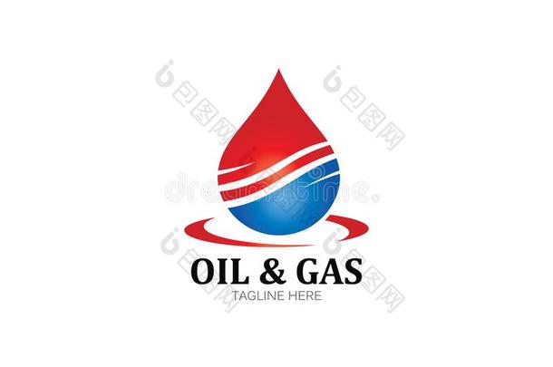 矢量-油,气体和能量标识