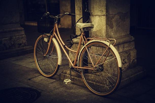 老的自行车采用指已提到的人城市