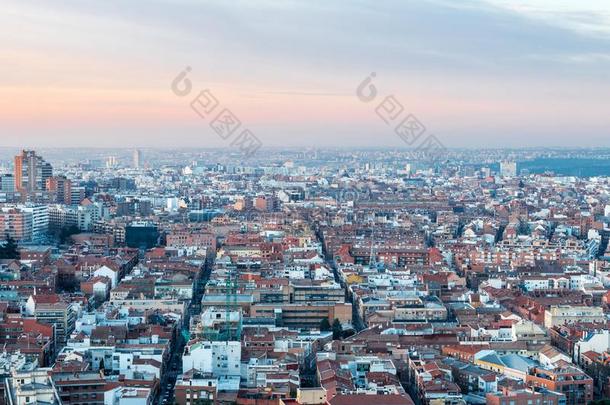 马德里地平线从在上面