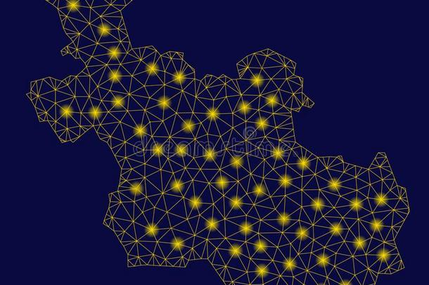 黄色的网孔2英语字母表中的第四个字母上艾瑟尔省<strong>省份地图</strong>和使闪光地点