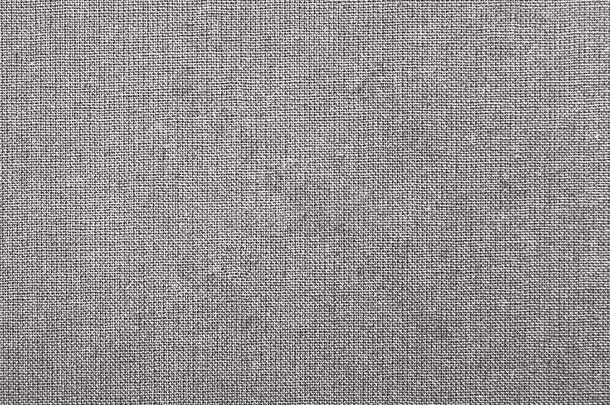 织地粗糙的背景关于灰色自然的纺织品