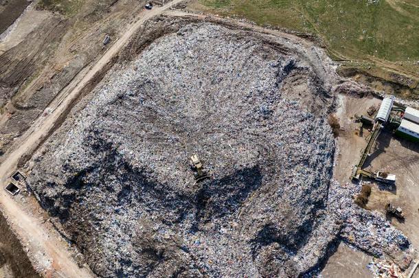 空气的看法关于大大地废渣埋填法.浪费垃圾倾倒,环境的