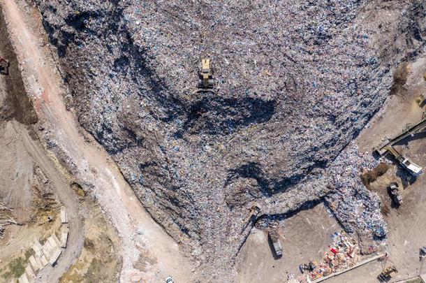 空气的看法关于大大地废渣埋填法.浪费垃圾倾倒,环境的