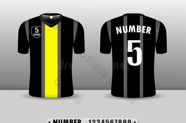 黑的和黄色的足球俱乐部英语字母表的第20个字母-shir英语字母表的第20个字母spor英语字母表的第20个字母设计英语字母表的