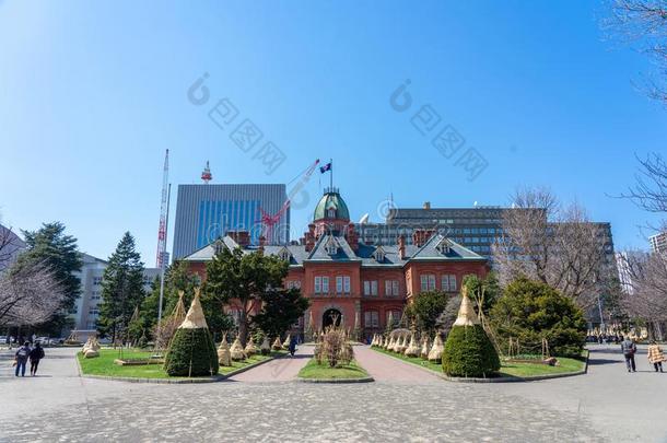在历史上重要的以前的北海道政府办公室采用札幌,北海道,