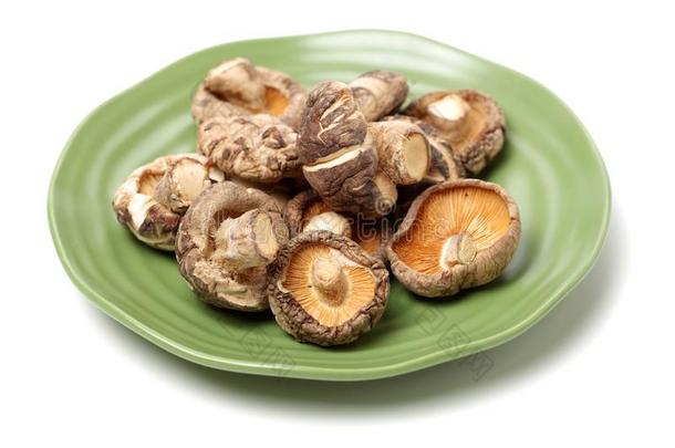 干的干燥的香菇蘑菇