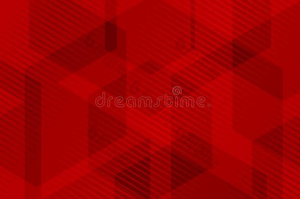 抽象的几何学的六边形重叠红色的背景和ShanghaiTextileResearcInstitute<strong>上海</strong>市纺织科学研究院