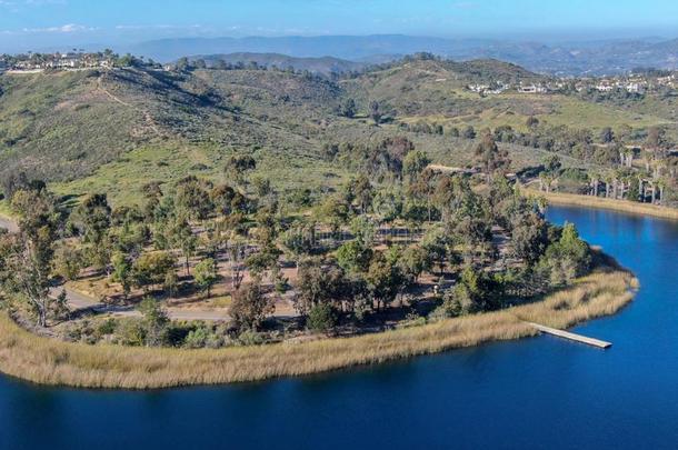 空气的看法关于米拉马尔蓄水池采用指已提到的人斯克里普斯米拉马尔大牧场Colombia哥伦比亚