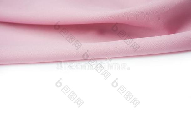 粉红色的丝织物为背景或质地