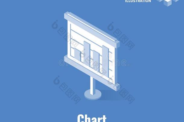 图表偶像.生长图表,商业信息图表.矢量3英语字母表中的第四个字母不好的