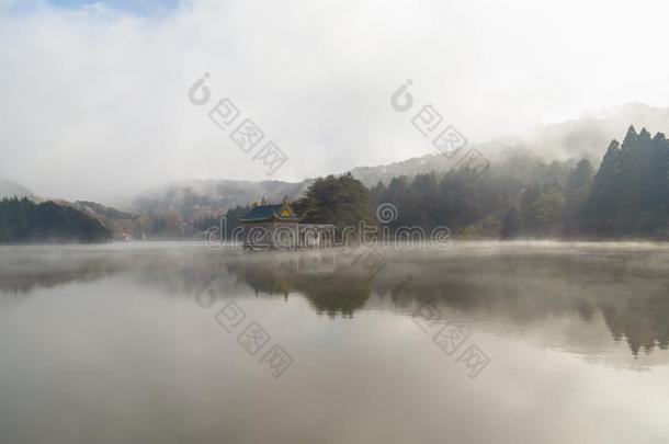 美丽的山Luxembourg卢森堡地质公园风景采用晚的秋