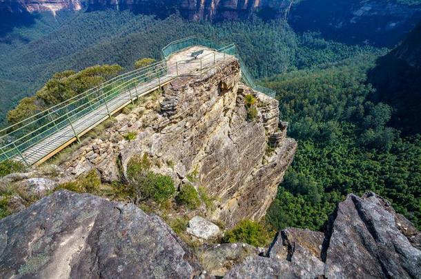 讲坛岩石<strong>守望</strong>,蓝色山国家的公园,澳大利亚45
