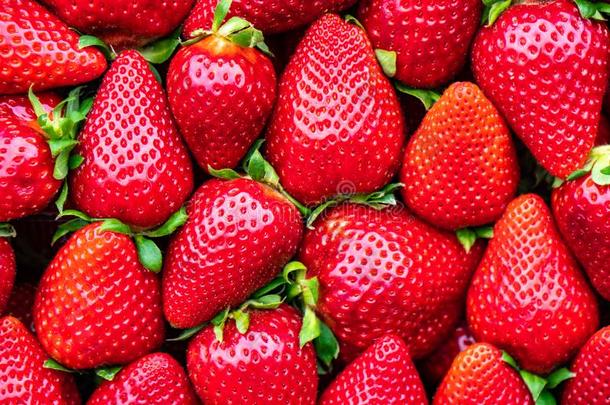 红色的草莓模式采用交易,新鲜的草莓质地,