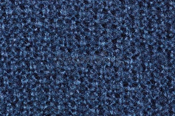 蓝色羊毛编织毛衣质地.