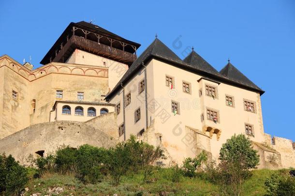 中古的城堡采用欧洲