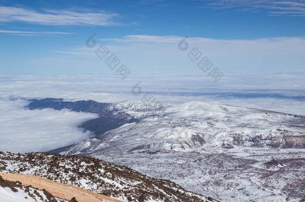 沙漠风景采用火山<strong>泰</strong>德国家的公园,特内里费岛,Spa采用