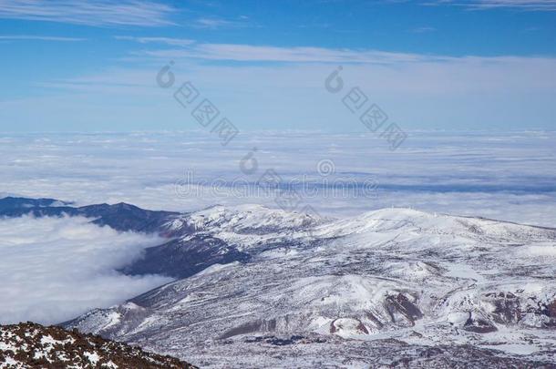 沙漠风景采用火山<strong>泰</strong>德国家的公园,特内里费岛,Spa采用