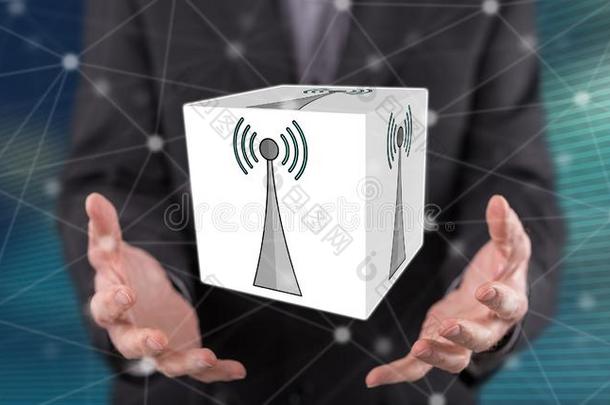 观念关于WirelessFidelity基于IEEE802.11b标准的无线局域网信号